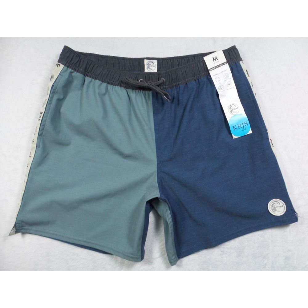 ONeill Shorts Mens Size M Blue Green OG Jester Stretch Hyperdry Boardshorts NWT
